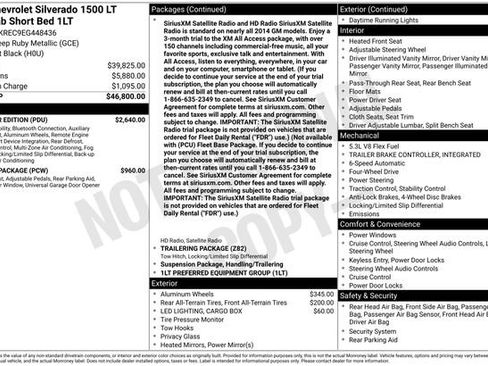 Used 2014 Chevrolet Silverado 1500 LT w/ All Star Edition AWD/4WD image 4