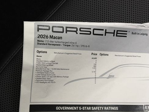 Certified 2026 Porsche Macan AWD/4WD image 55