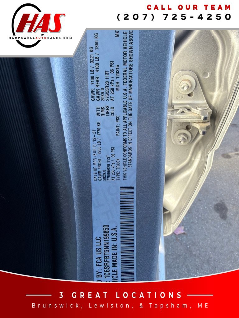 Used 2022 RAM 1500 Big Horn AWD/4WD image 16