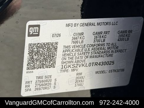 New 2026 GMC Yukon AT4 Ultimate w/ LPO, Floor Liner Package AWD/4WD image 27