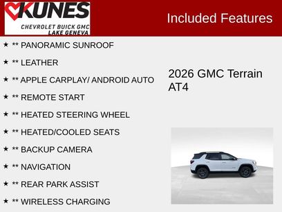 New 2026 GMC Terrain AT4 w/ Convenience Package III