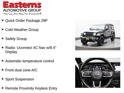 Used 2021 Jeep Wrangler Unlimited Sahara w/ Cold Weather Group AWD/4WD image 11