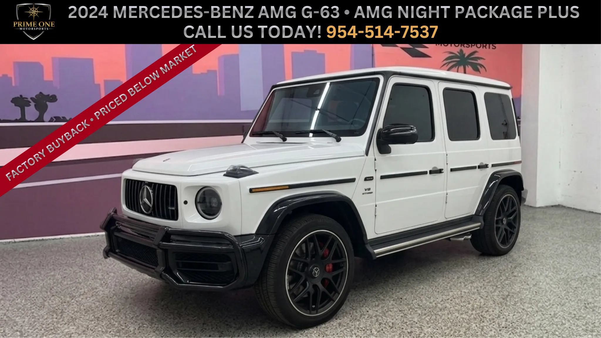 Used 2024 Mercedes-Benz G 63 AMG 4MATIC w/ AMG Night Package Plus image 1