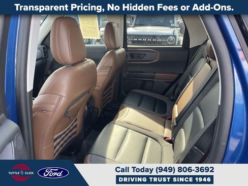 Certified 2023 Ford Bronco Sport Outer Banks w/ Tech Package AWD/4WD image 28