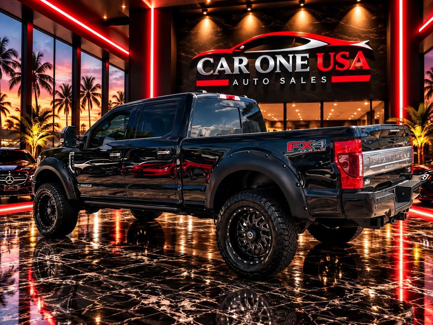 Used 2020 Ford F250 Platinum w/ FX4 Off-Road Package AWD/4WD image 5