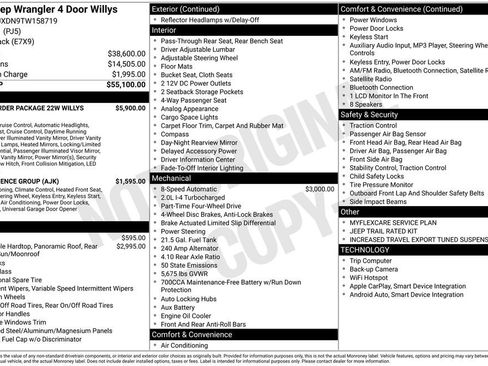 New 2026 Jeep Wrangler Unlimited Sport AWD/4WD image 48