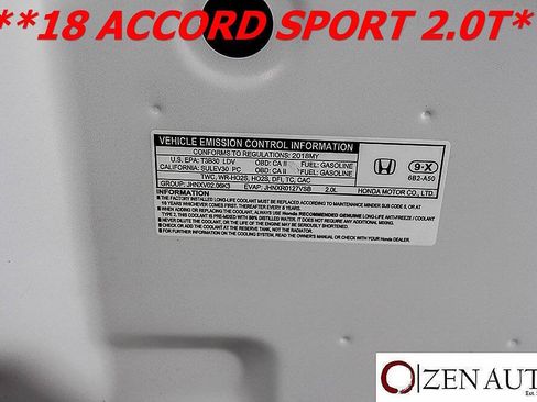 Used 2018 Honda Accord Sport image 54