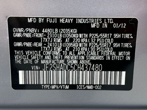 Used 2012 Subaru Forester 2.5X Premium AWD/4WD image 36