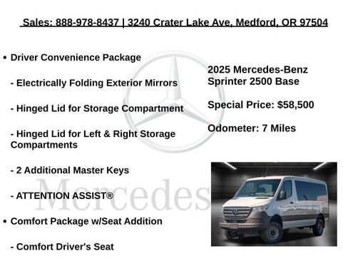 Used 2025 Mercedes-Benz Sprinter 144 Cargo image 10
