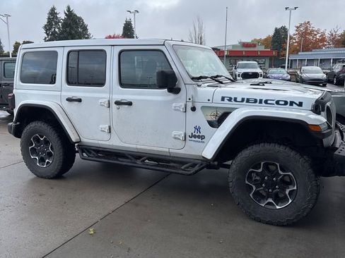 Used 2021 Jeep Wrangler Unlimited Rubicon 4xe w/ Steel Bumper Group image 2
