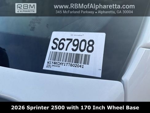 New 2026 Mercedes-Benz Sprinter 2500 image 33