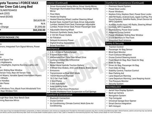 New 2025 Toyota Tacoma Trailhunter image 4