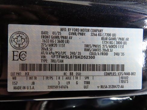 Used 2025 Ford F150 Lariat w/ Tow/Haul Package image 75