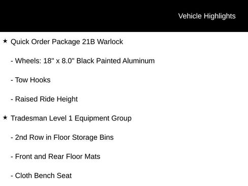 New 2026 RAM 1500 Classic Warlock AWD/4WD image 4