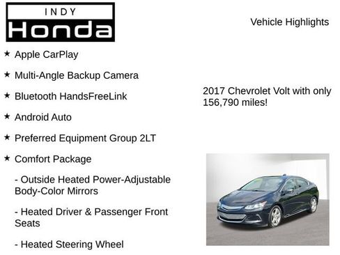 Used 2017 Chevrolet Volt LT w/ Comfort Package FWD image 7