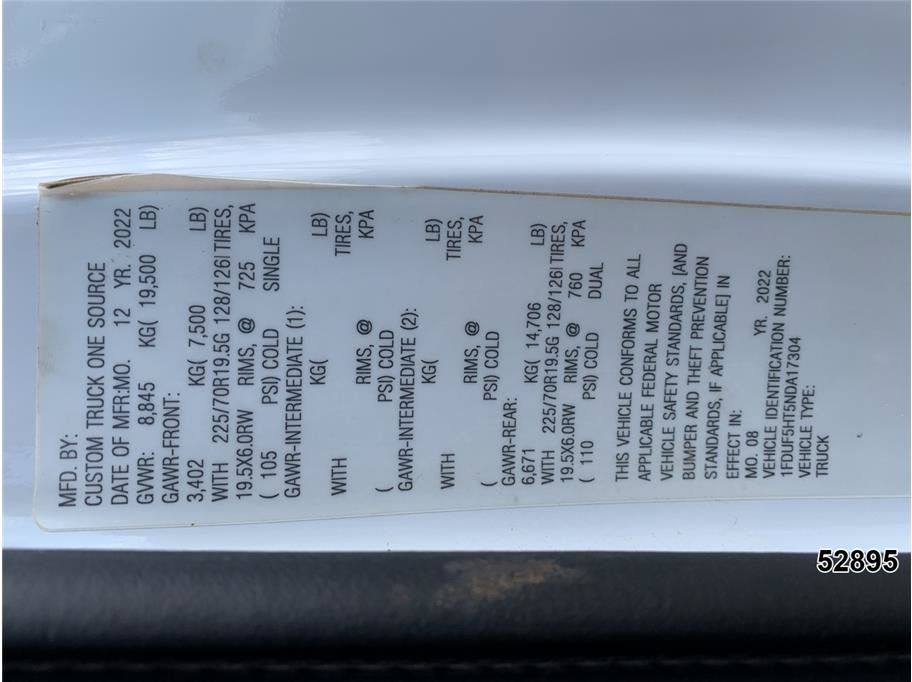 Used 2022 Ford F550 4x4 Regular Cab Super Duty image 21