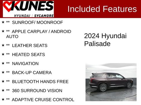 Used 2024 Hyundai Palisade Calligraphy image 2