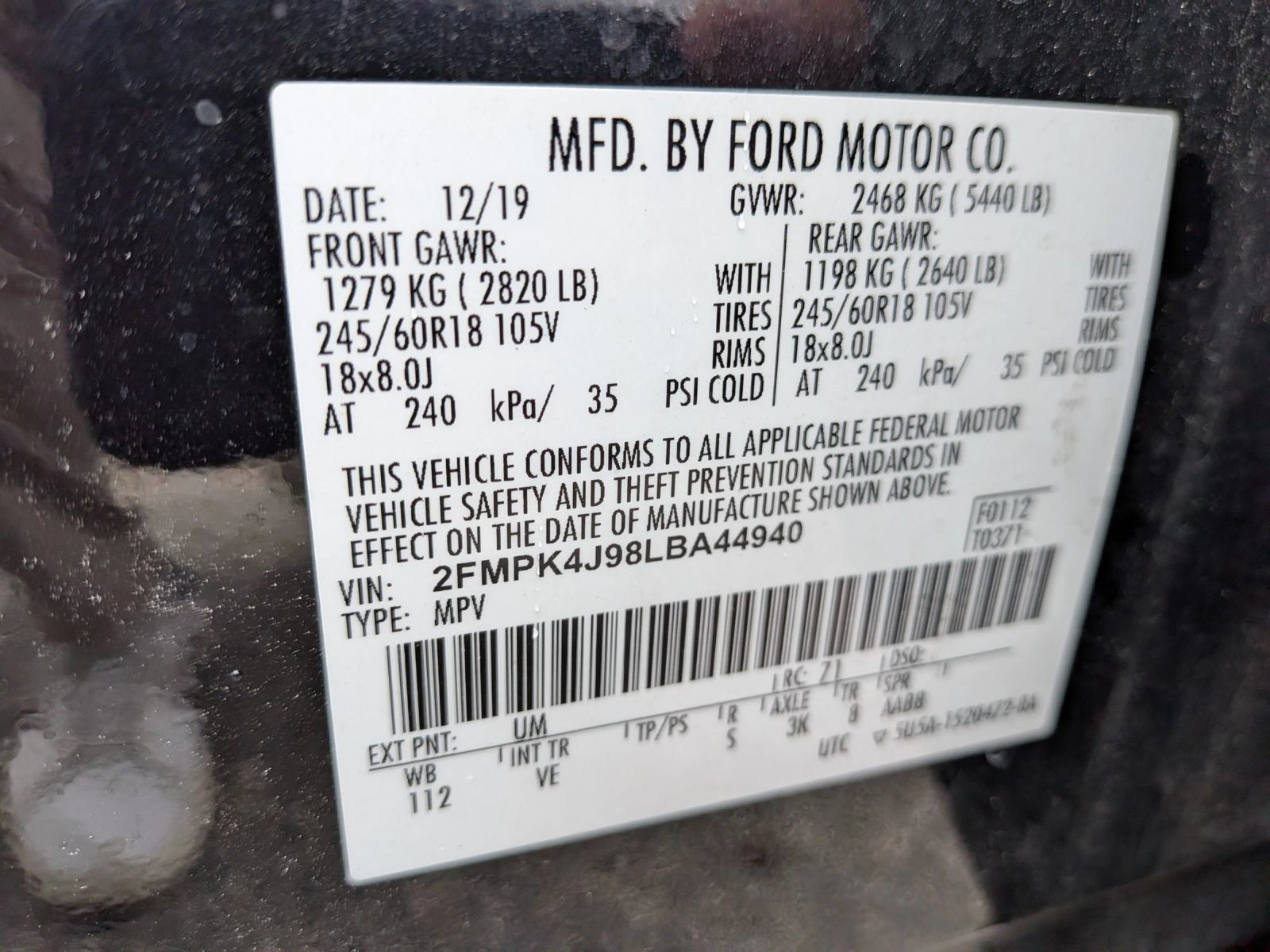 Used 2020 Ford Edge SEL AWD/4WD image 61