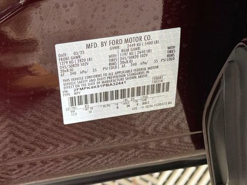 Certified 2023 Ford Edge Titanium w/ Equipment Group 301A AWD/4WD image 37