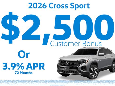 New 2026 Volkswagen Atlas Cross Sport SEL Premium R-Line image 3