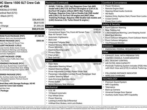 Used 2020 GMC Sierra 1500 SLT w/ SLT Premium Plus Package image 2