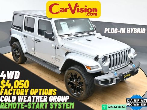 Used 2023 Jeep Wrangler Unlimited Sahara w/ Cold Weather Group AWD/4WD image 1