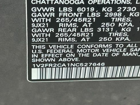 Certified 2022 Volkswagen Atlas SEL Premium AWD/4WD image 64