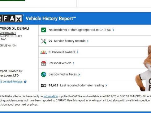 Used 2017 GMC Yukon XL Denali w/ Open Road Package image 10