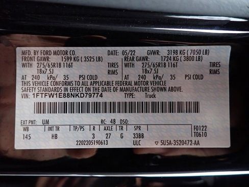 Used 2022 Ford F150 Lariat w/ Equipment Group 502A High image 23