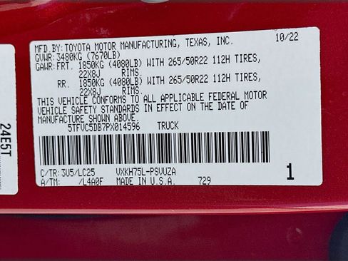 Used 2023 Toyota Tundra Capstone image 32