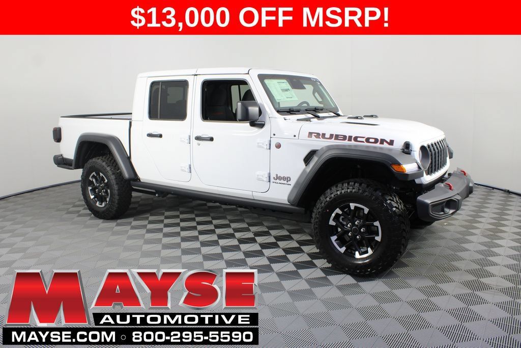 New 2026 Jeep Gladiator Rubicon w/ Steel Power Dome Hood Package AWD/4WD image 1