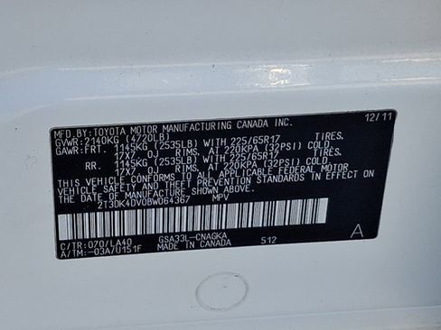 Used 2011 Toyota RAV4 Limited image 28