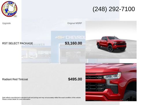 New 2026 Chevrolet Silverado 1500 RST w/ RST Select Package AWD/4WD image 5