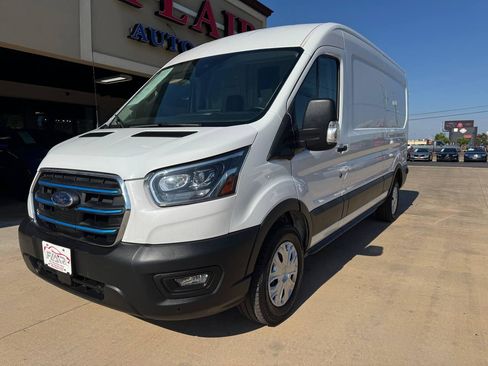 Used 2022 Ford E-Transit Medium Roof w/ Load Area Protection Package RWD image 3