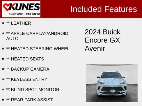 Used 2024 Buick Encore GX Avenir w/ Avenir Technology Package AWD/4WD image 2