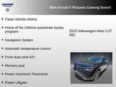 Used 2023 Volkswagen Atlas SEL AWD/4WD image 6