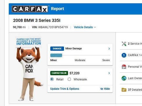 Used 2008 BMW 335i Convertible RWD image 12