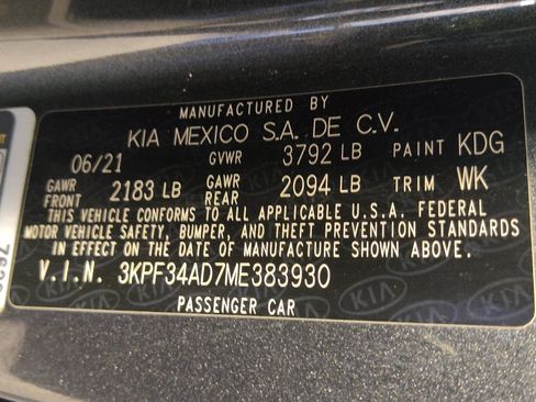 Used 2021 Kia Forte GT-Line FWD image 33