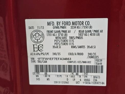 Used 2014 Ford F150 XLT w/ Equipment Group 302A Luxury image 23