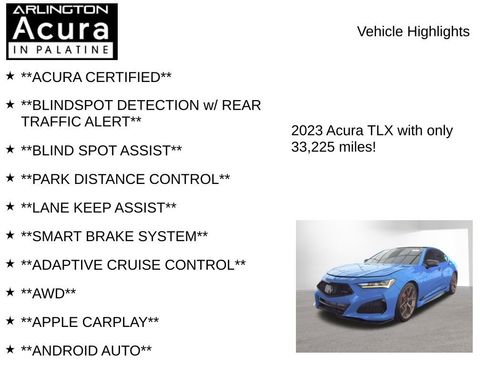 Used 2023 Acura TLX Type S image 7
