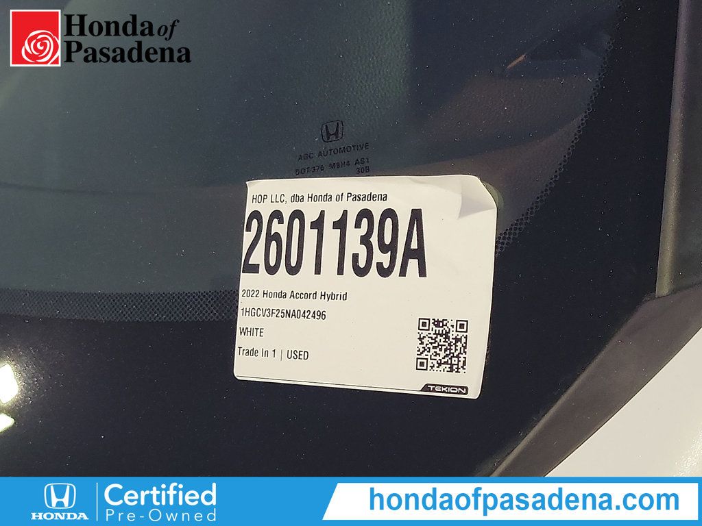 Certified 2022 Honda Accord Sport image 32