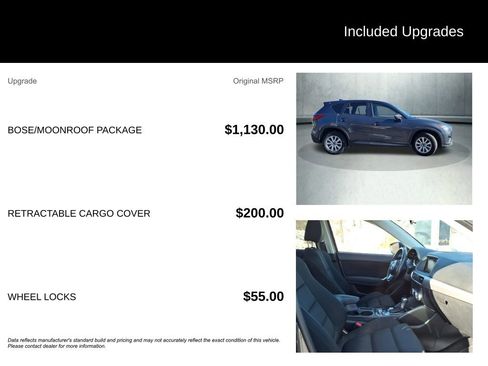 Used 2016 MAZDA CX-5 Touring w/ Bose/Moonroof Package image 3