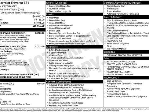New 2026 Chevrolet Traverse Z71 w/ Enhanced Driving Package image 28