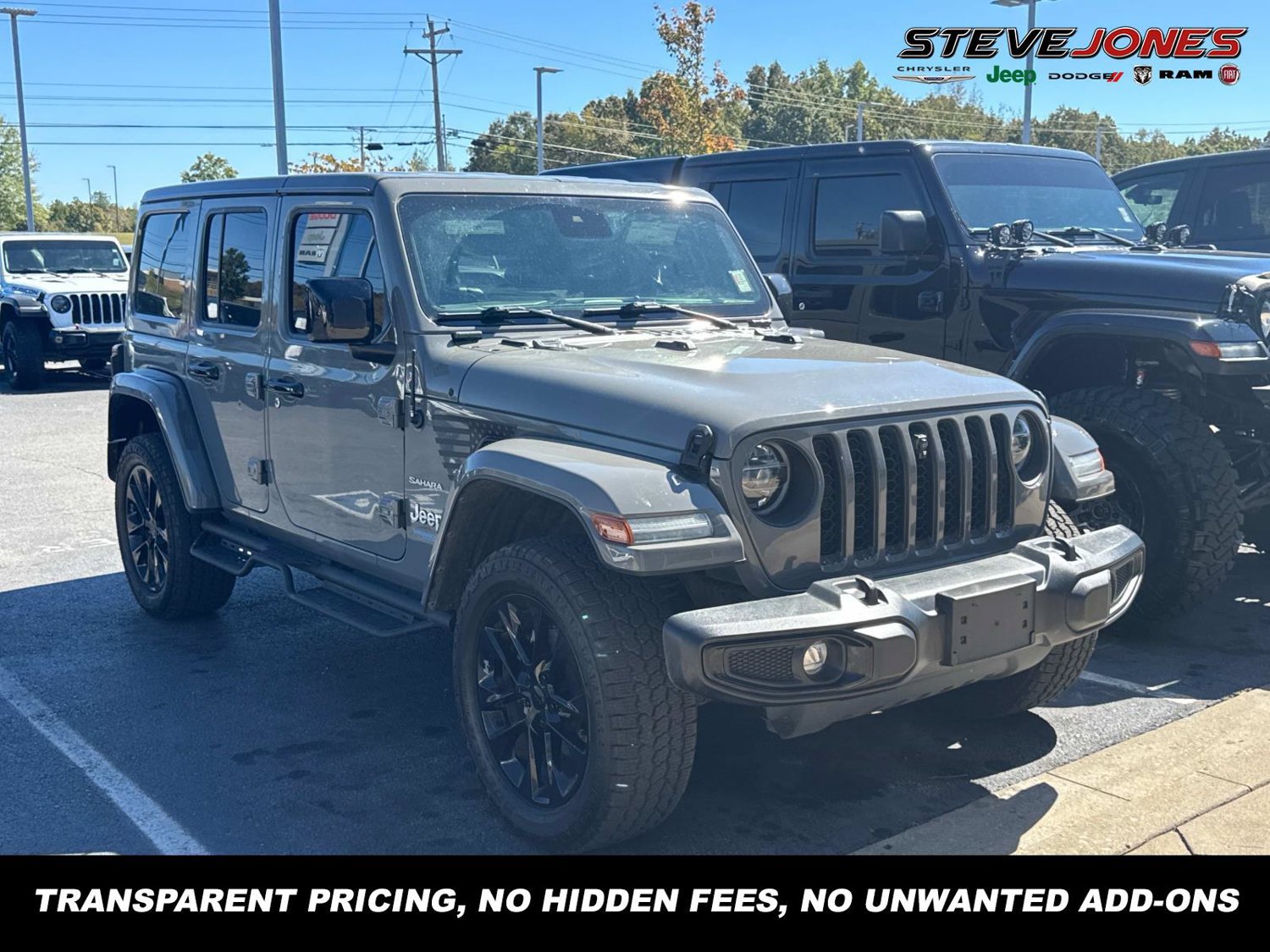 Used 2021 Jeep Wrangler Unlimited Sahara w/ Cold Weather Group AWD/4WD image 1