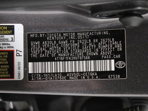 Used 2017 Toyota Camry XLE image 22