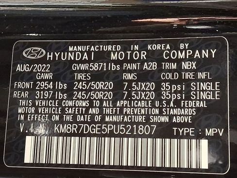 Used 2023 Hyundai Palisade Calligraphy w/ Cargo Package image 30