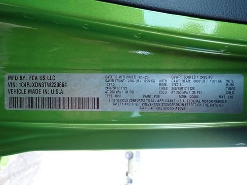 New 2026 Jeep Wrangler Unlimited Sport AWD/4WD image 16