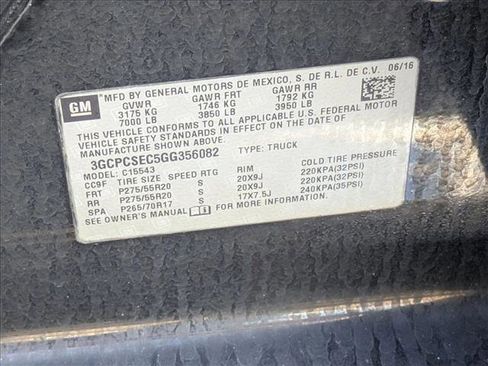 Used 2016 Chevrolet Silverado 1500 LTZ w/ Sport Package image 16