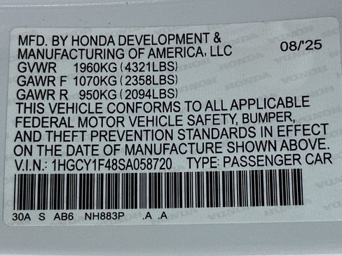 Used 2025 Honda Accord SE image 23
