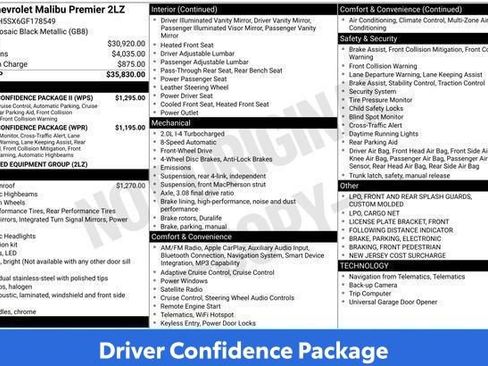 Used 2016 Chevrolet Malibu Premier w/ Driver Confidence Package II FWD image 15